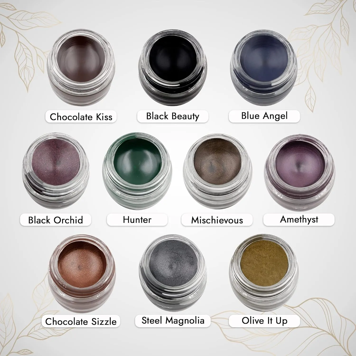 Mommy Makeup Waterproof Stay Put Gel Eyeliner Pot with Semi Permanent Micropigments - Long Lasting, Highly Pigmented Eye Liner, 0.14 oz (Mischievous)