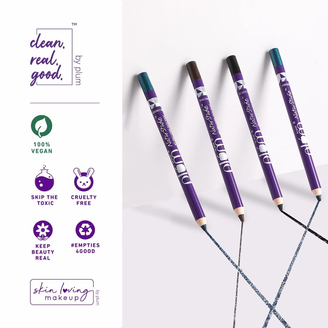 NaturStudio All-Day-Wear Kohl Kajal with FREE SHARPENER