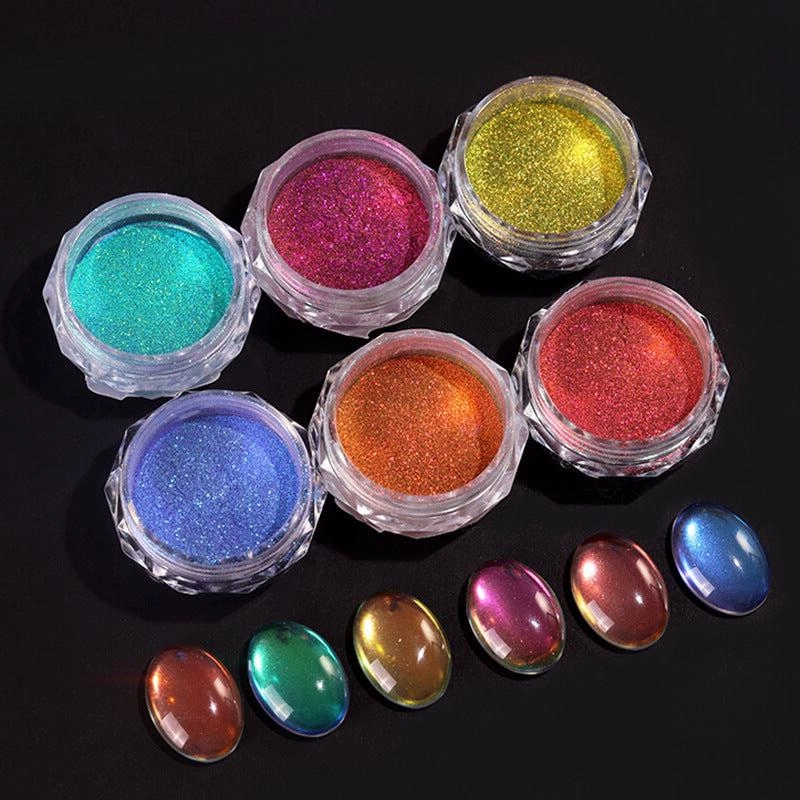 Neon Mermaid Chrome-Aqua