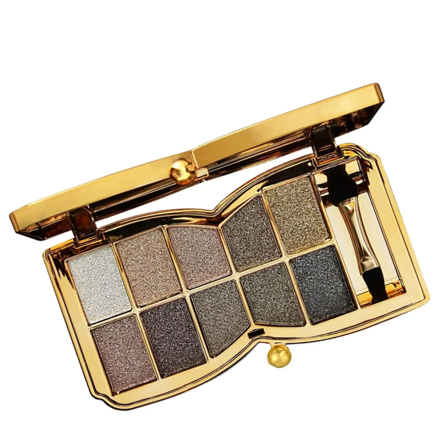 NEW 10 Colors Sparkle Shimmer Eyeshadow Palette - Glitter Eye Shadow, Gold Glitter Eyeshadow, Sparkly Eye Shadows, Sparkle Eyeshadow Palette (08)