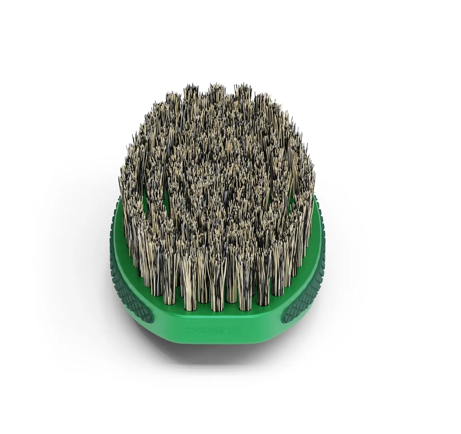 NEW Crown Quality Products Caesar 2.0 Boar Bristle Hairbrush, Medium Soft, Old Money Green with Metallic Gold Logo - Non-Slip Grip, Wet or Dry Use, Waterproof Design