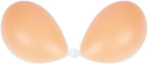 Niidor Adhesive Strapless Bra for Women Sticky Invisible Push up Silicone Bra for Backless Dress 2025 Upgraded Clasp Bras