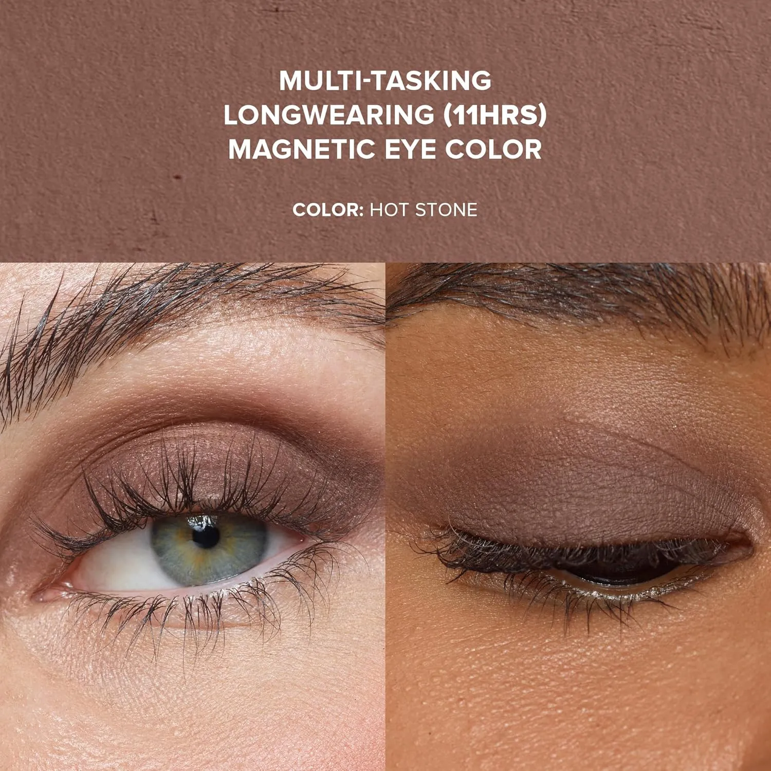 Nudestix Magnetic Matte Eye Color Pencil, Eyeshadow   Eyeliner   Eyelid Primer, Cream Makeup Stick, Long Lasting, Waterproof