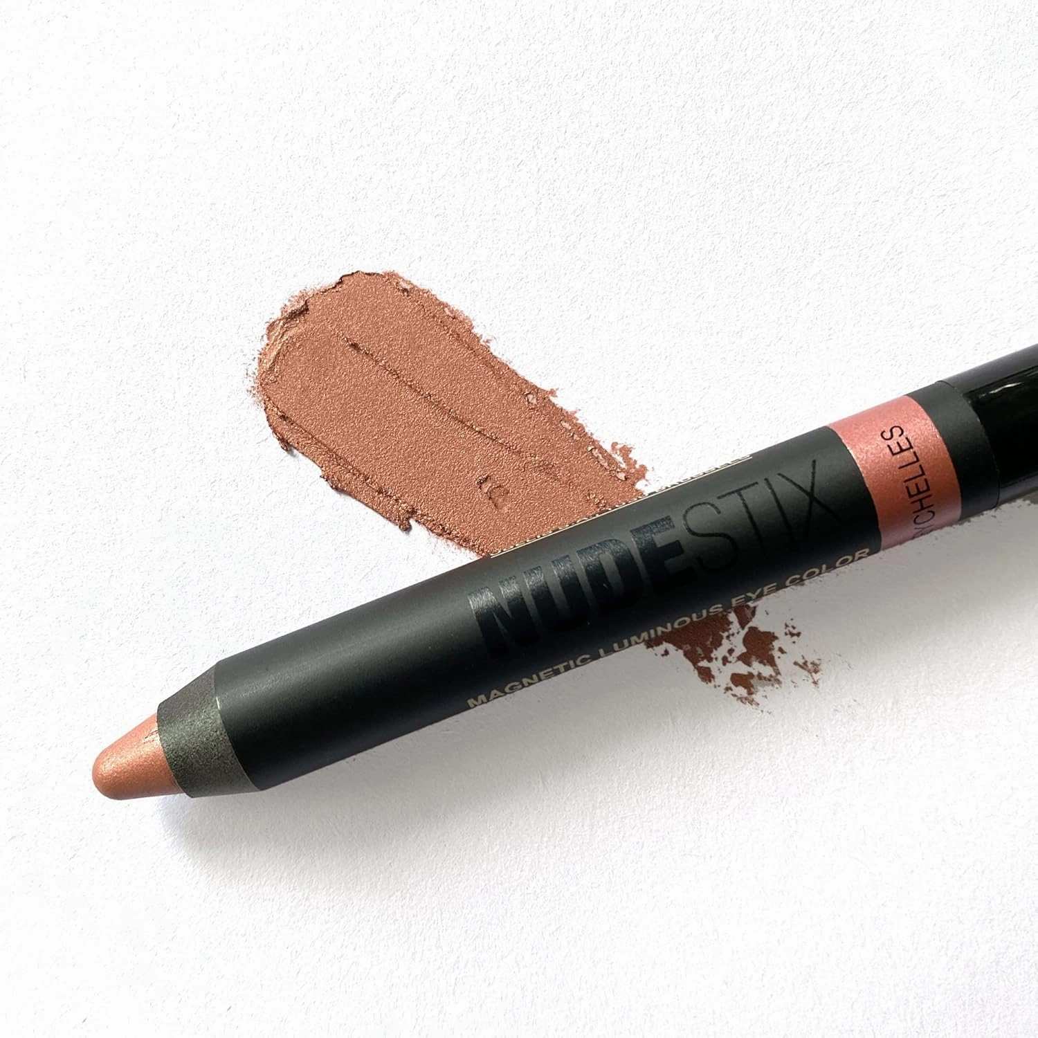 Nudestix Magnetic Luminous Eye Color Pencil, Eyeshadow   Eyeliner   Eyelid Primer   Highlighter Stick, Satin Finish Cream Makeup, Long Lasting, Waterproof