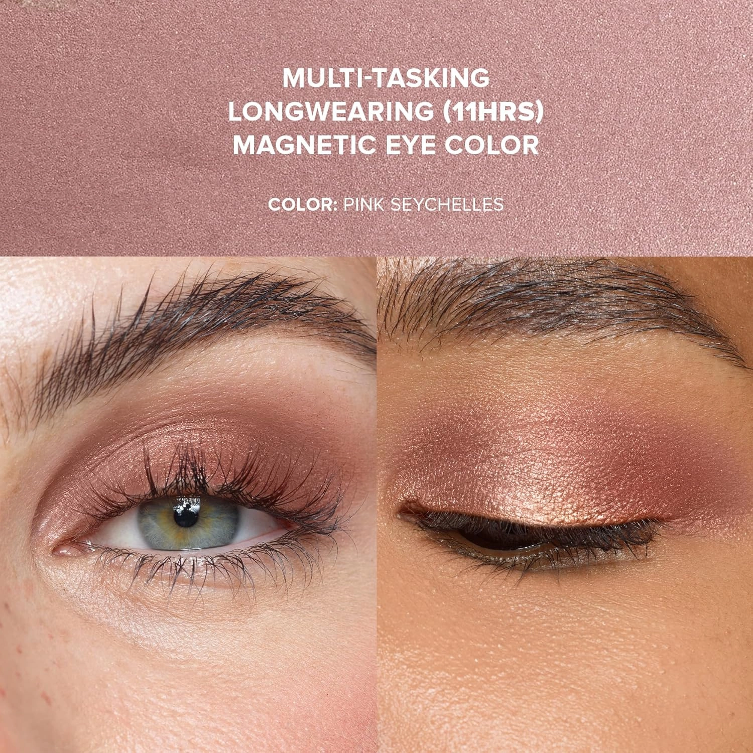 Nudestix Magnetic Luminous Eye Color Pencil, Eyeshadow   Eyeliner   Eyelid Primer   Highlighter Stick, Satin Finish Cream Makeup, Long Lasting, Waterproof