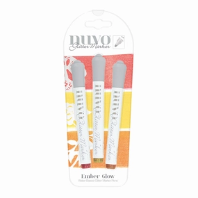 Nuvo Glitter Markers, Ember Glow