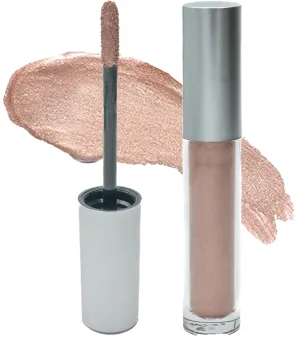 Off White Pink Pearlescent Moonstone Shimmering Metallic Liquid to Powder Eyeshadow & Eyeliner, No Animal Testing & Cruelty Free