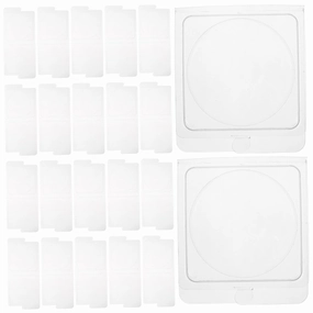 PartyKindom 40pcs Empty Blush and Highlighter Palette Storage Box Refillable Makeup Container for DIY Cosmetics Durable Blisters Material for Organizing and Displaying Makeup