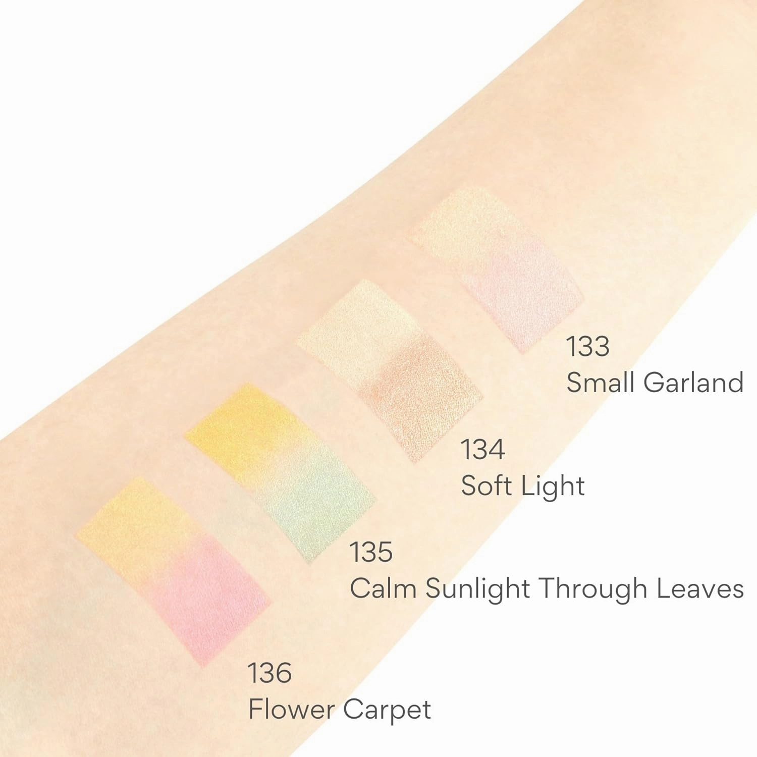 Paul & Joe Face & Eye Color CS, Beige, Yellow, Eyeshadow and Cheek Blush, Soft and Clear color, 134 Soft Light, 0.12 oz