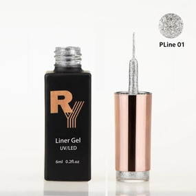 Platinum Glitter Liner Gel 01