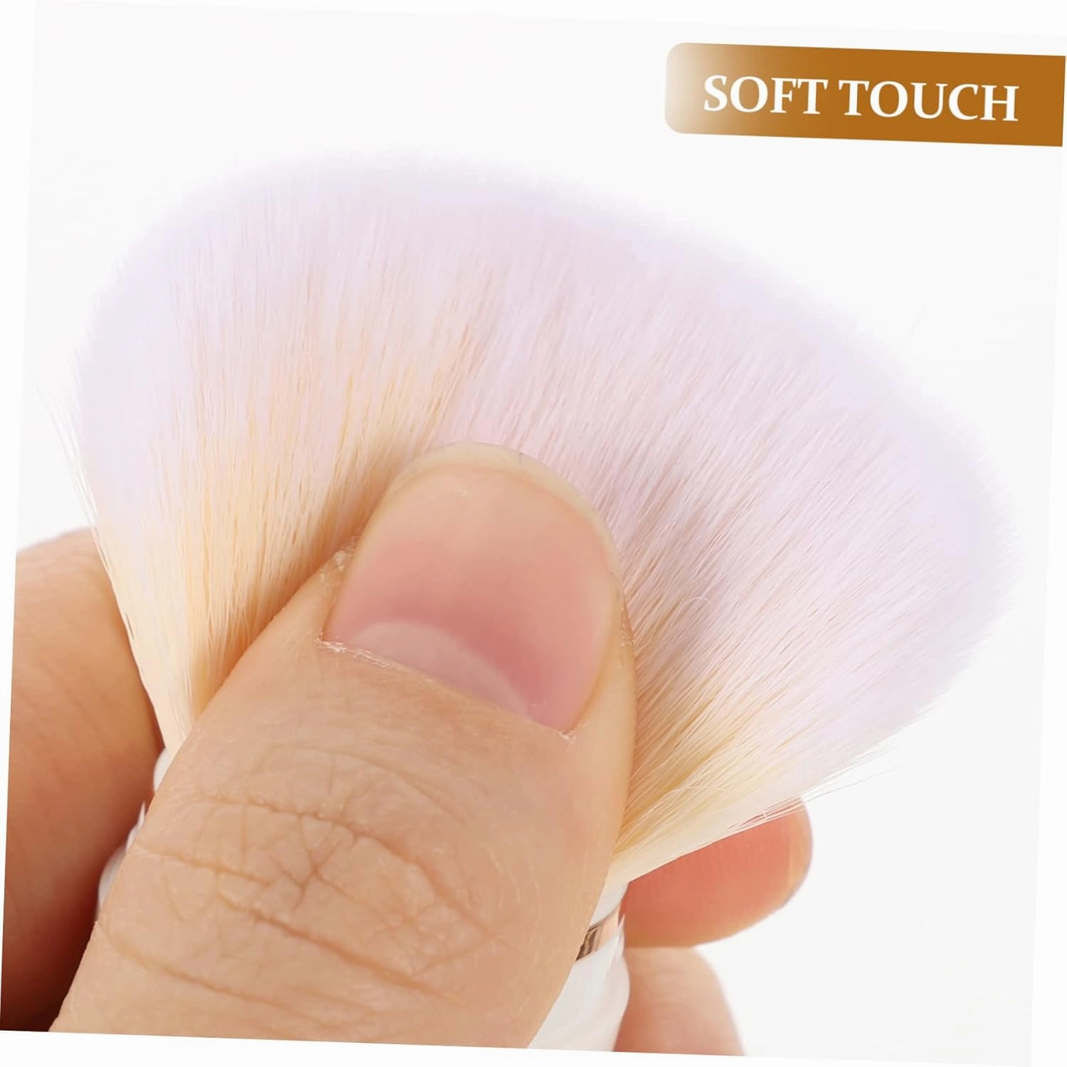 Portable Makeup Brush Set 6-piece Set Rotating Storage Mirror Travel Makeup Brush Kit