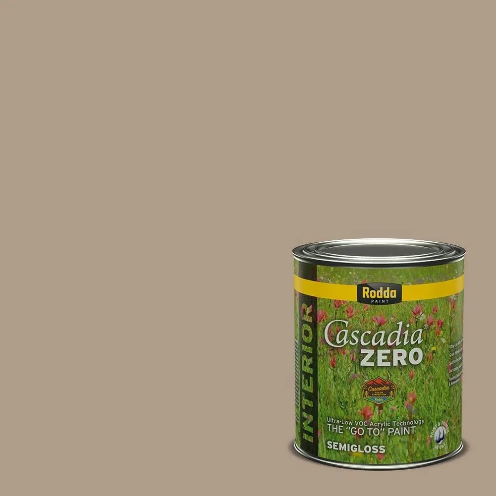 Rodda Paint CASCADIA ZERO Interior Semi-Gloss Paint & Primer in One, Quart, Village Crier