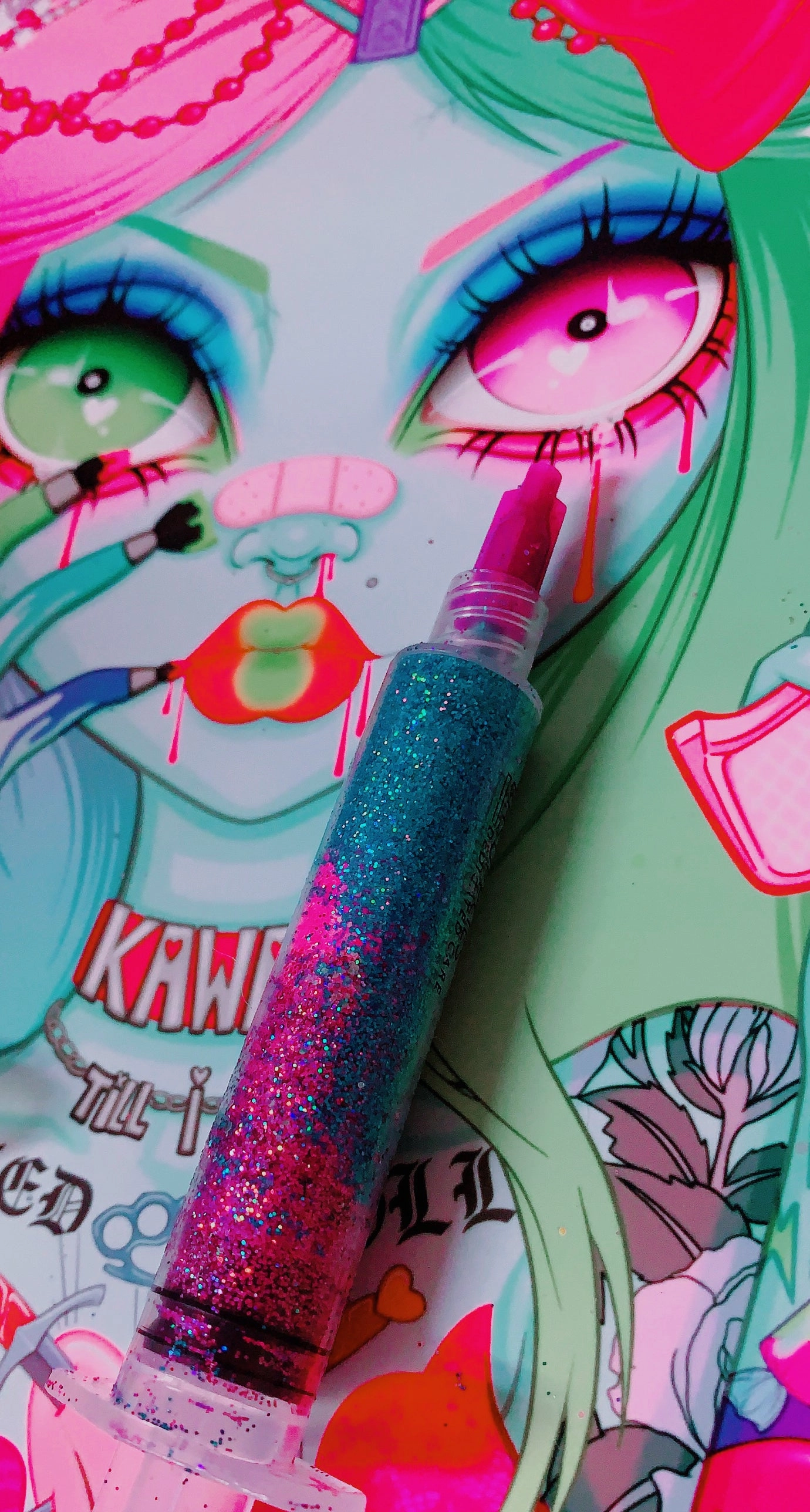 SAPPHIRE BERRY GlamDoll Glitter Syringe