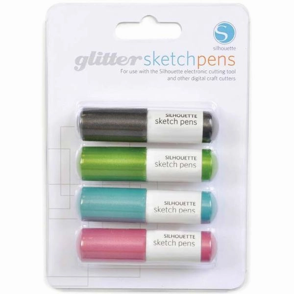 Silhouette Sketch Pens 4/Pkg - Glitter