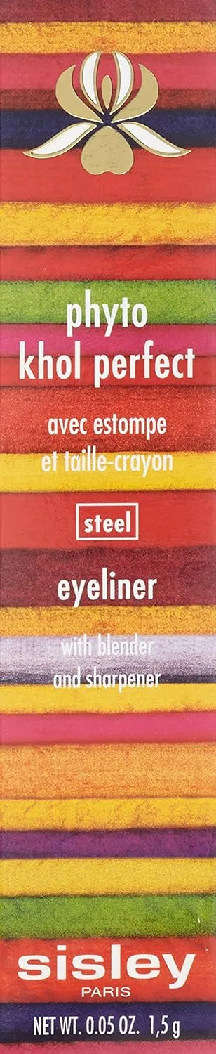sisley paris Perfect Eyeliner with Blender and Sharpener, #3 Steel, Phyto Khol