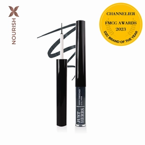 Smoky Charcoal: Herb-Enriched Waterproof Eyeliner Organic with Jojoba Oil & Vitamin E