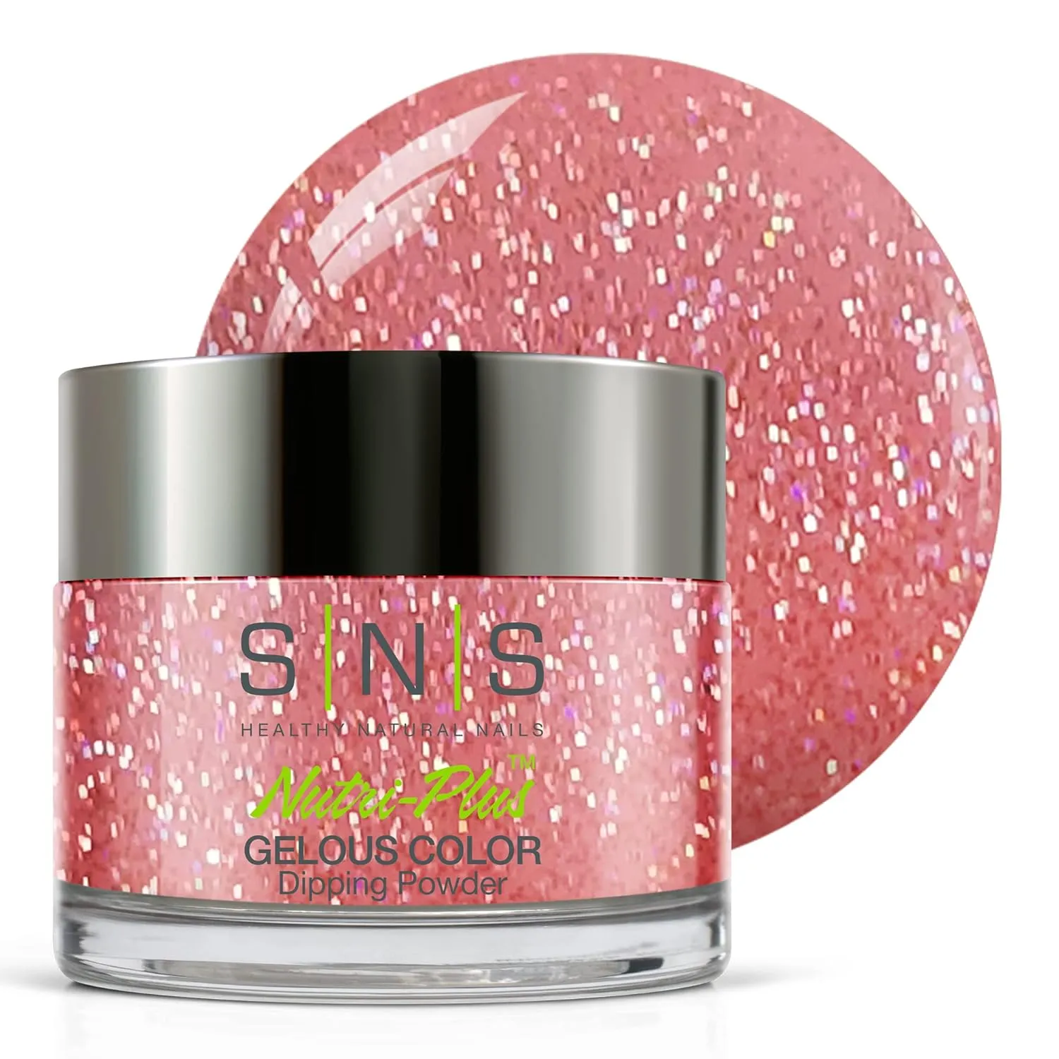 SNS Nail Dip Powder, Gelous Color Dipping Powder - Classy Flamingo (Pink/Mauve, Rose, Shimmer) - Long-Lasting Dip Nail Color Lasts up to 14 days - Low-Odor & No UV Lamp Required - 1 Oz