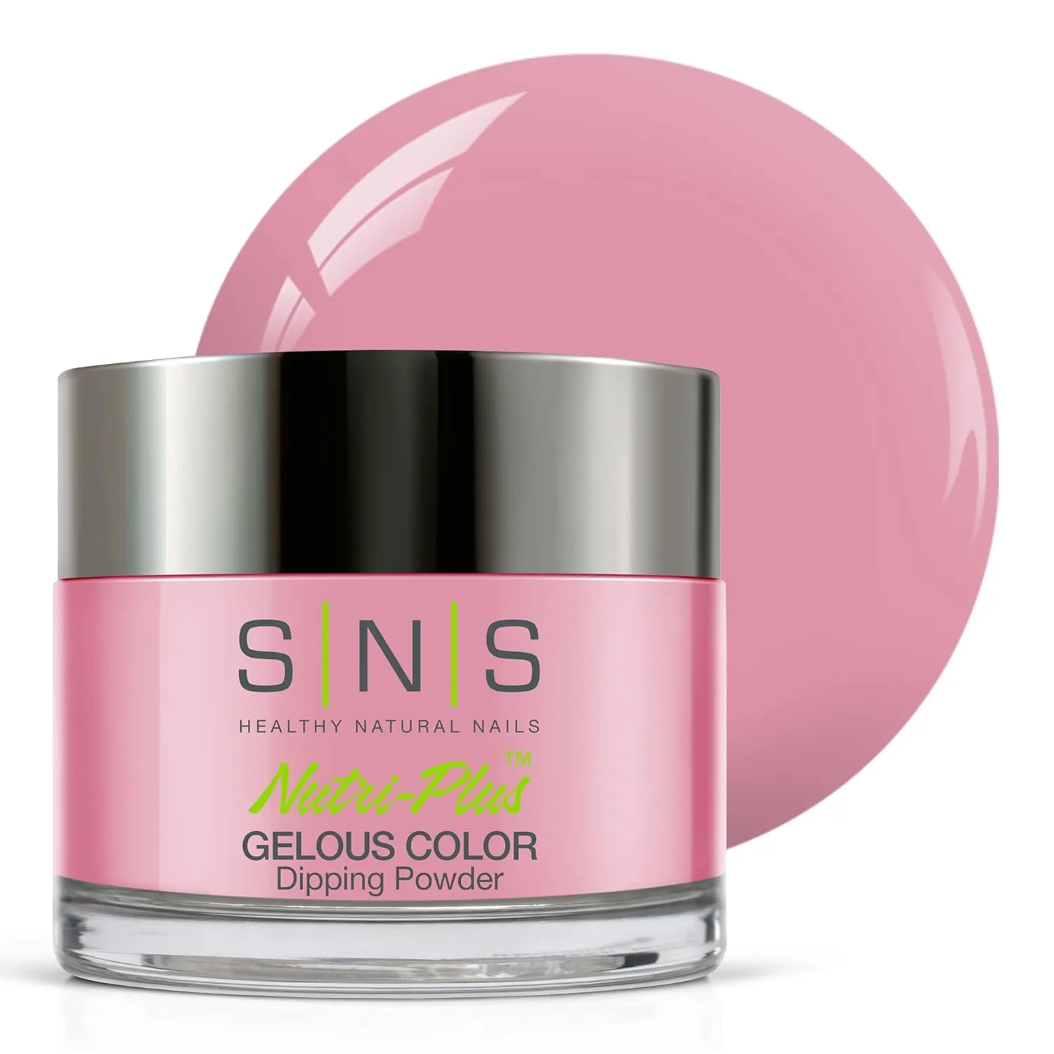 SNS Nail Dip Powder, Gelous Color Dipping Powder - Hot Yoga Pants (Pink/Pastel, Shimmer) - Long-Lasting Acrylic Nail Color & Polish Lasts 14 Days - Low-Odor & No UV Lamp Required - 1.5 Oz