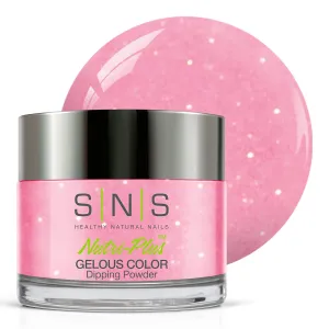 SNS Nail Dip Powder, Gelous Color Dipping Powder - It's A Girl (Pink/Pastel, Shimmer), BOS18 - Long-Lasting Acrylic Nail Color & Polish Lasts 14 Days - Low-Odor & No UV Lamp Required - 1 oz