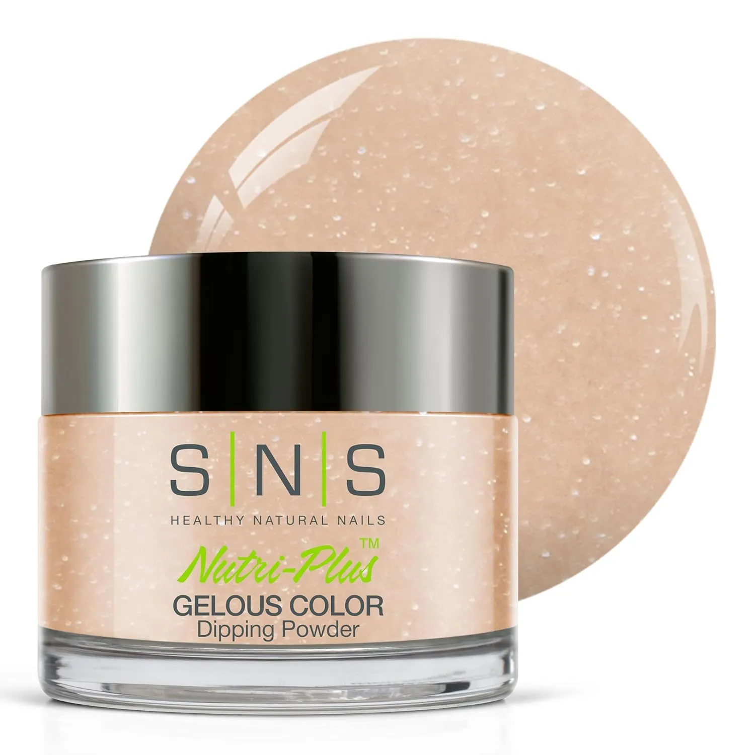 SNS Nail Dip Powder, Gelous Color Dipping Powder - Jet Setter (Natural Nudes/Tan, Cream), SC01 - Long-Lasting Dip Nail Color Lasts 14 Days - Low-Odor & No UV Lamp Required - 1oz