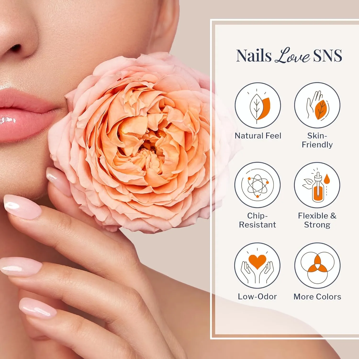 SNS Nail Dip Powder, Gelous Color Dipping Powder - School Of Rock (Natural, Nudes/Light Pink, Shimmer) - Long-Lasting Dip Nail Color Lasts 14 Days - Low-Odor & No UV Lamp Required - 1 oz