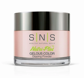 SNS Nail Dip Powder, Gelous Color Dipping Powder - American White (Natural/Nudes, White, Sheer), PWAW02 - Long-Lasting Acrylic Nail Color & Polish Lasts 14 Days - Odor-Free & No UV Lamp - 16 Oz