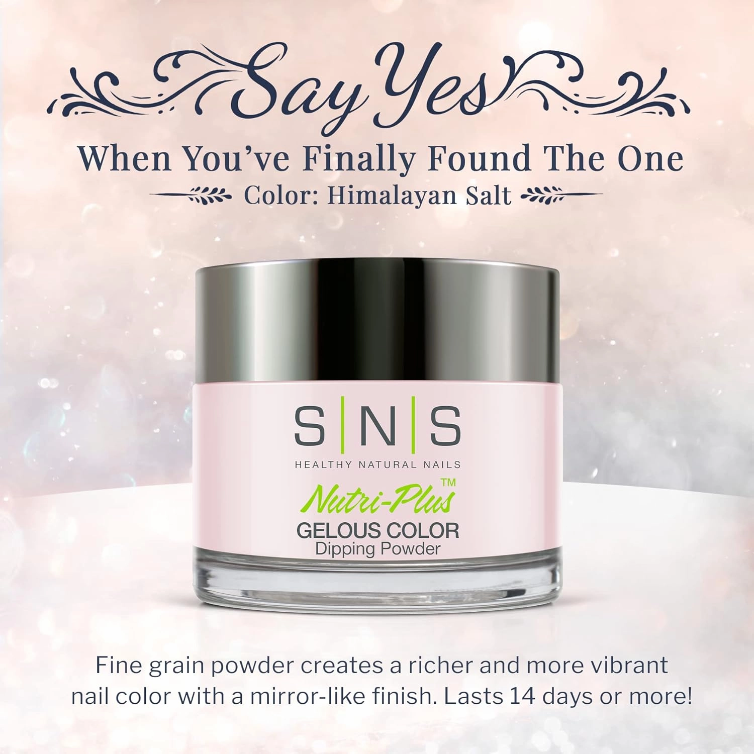 SNS Nail Dip Powder, Gelous Color Dipping Powder - Himalayan Salt (Natural/Nudes) - Long-Lasting Nail Color & Polish Lasts 14 Days - Odor-Free & No UV Lamp Needed