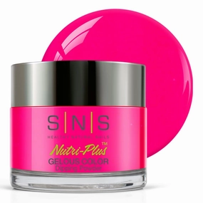 SNS Nail Dip Powder, Gelous Color Dipping Powder - Miracle Garden (Pink/Fuchsia, Cream) - Long-Lasting Dip Nail Color Lasts 14 Days - Low-Odor & No UV Lamp Required - 1 OZ
