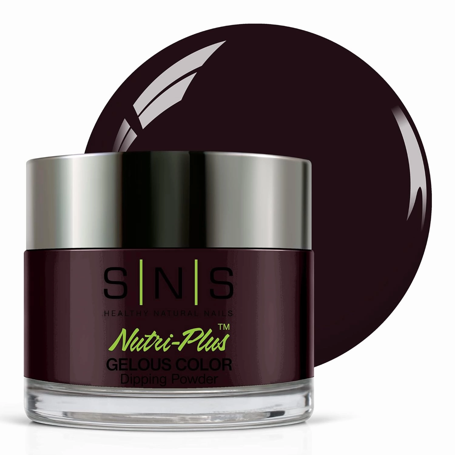 SNS Nail Dip Powder, Gelous Color Dipping Powder - You've Got It All (Purple/Plum), EE05 - Long-Lasting Acrylic Nail Color & Polish Lasts 14 Days - Low-Odor & No UV Lamp - 1.5 Oz