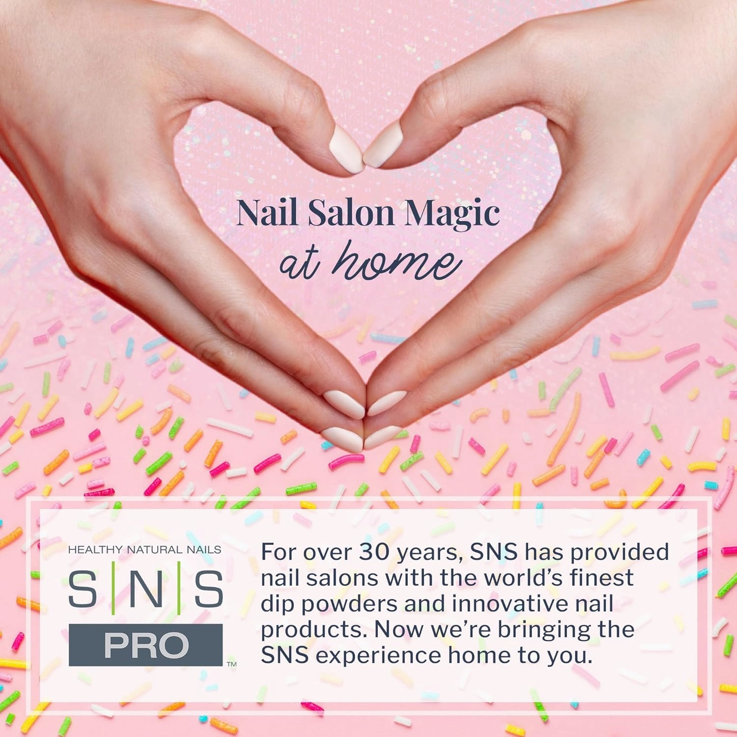 SNS Nails Dip Powder Kit, Gelous Color Dipping Powder Set - Candy Sprinkles Master 24-Piece Set - Long-Lasting Acrylic Nail Color & Polish Lasts 14 Days - Low Odor & No UV Lamp - 1.5 Oz