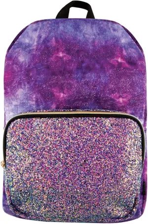 Style.Lab Fashion Angels Crushed Velvet/Glitter Pocket Magic Sequin Backpack