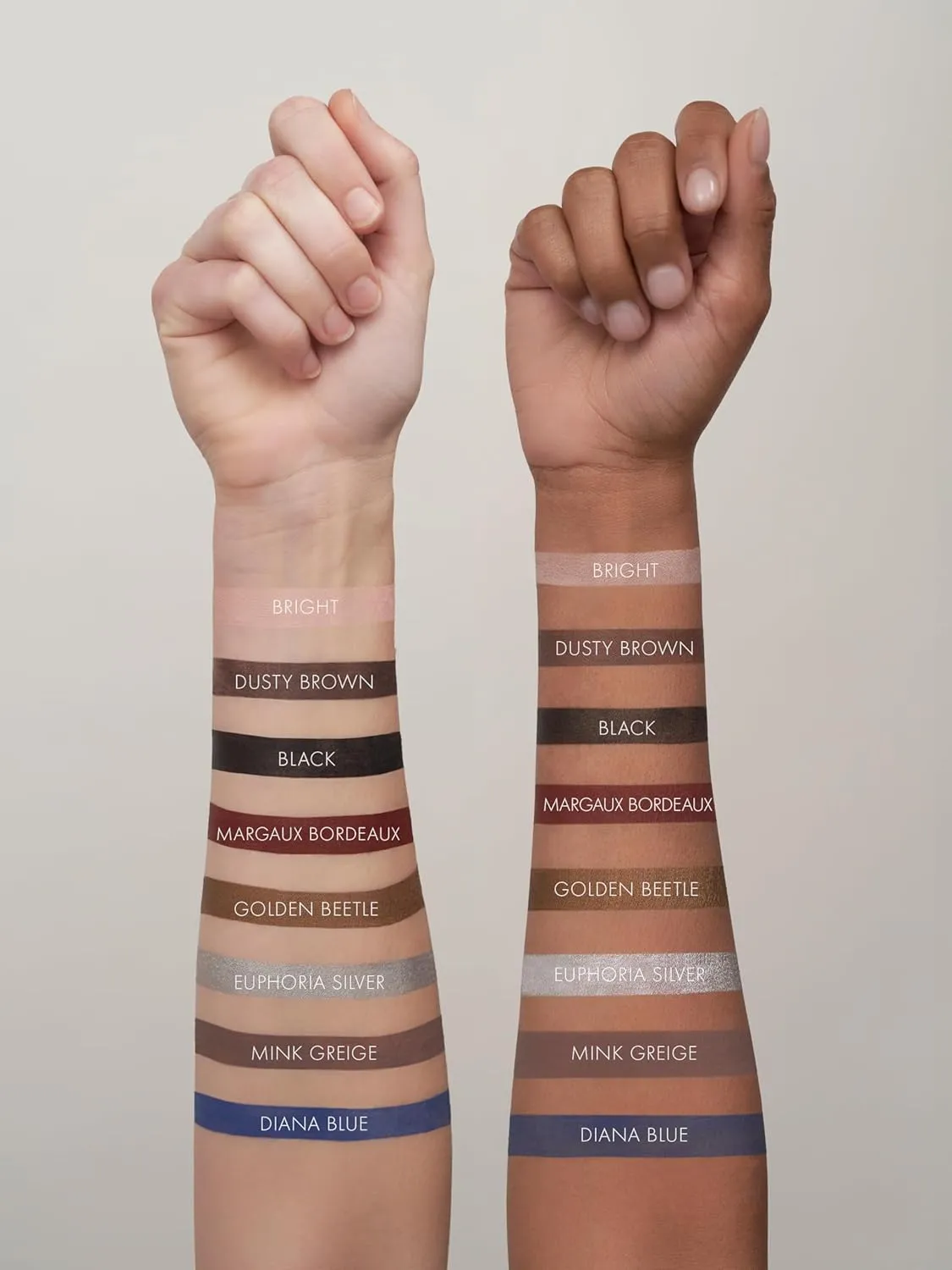 Sweed - Satin Eyeliner | Creamy-Matte, Rich Color, Long-Lasting Wear | Vegan, Cruelty-Free, Clean Beauty (Euphoria Silver)