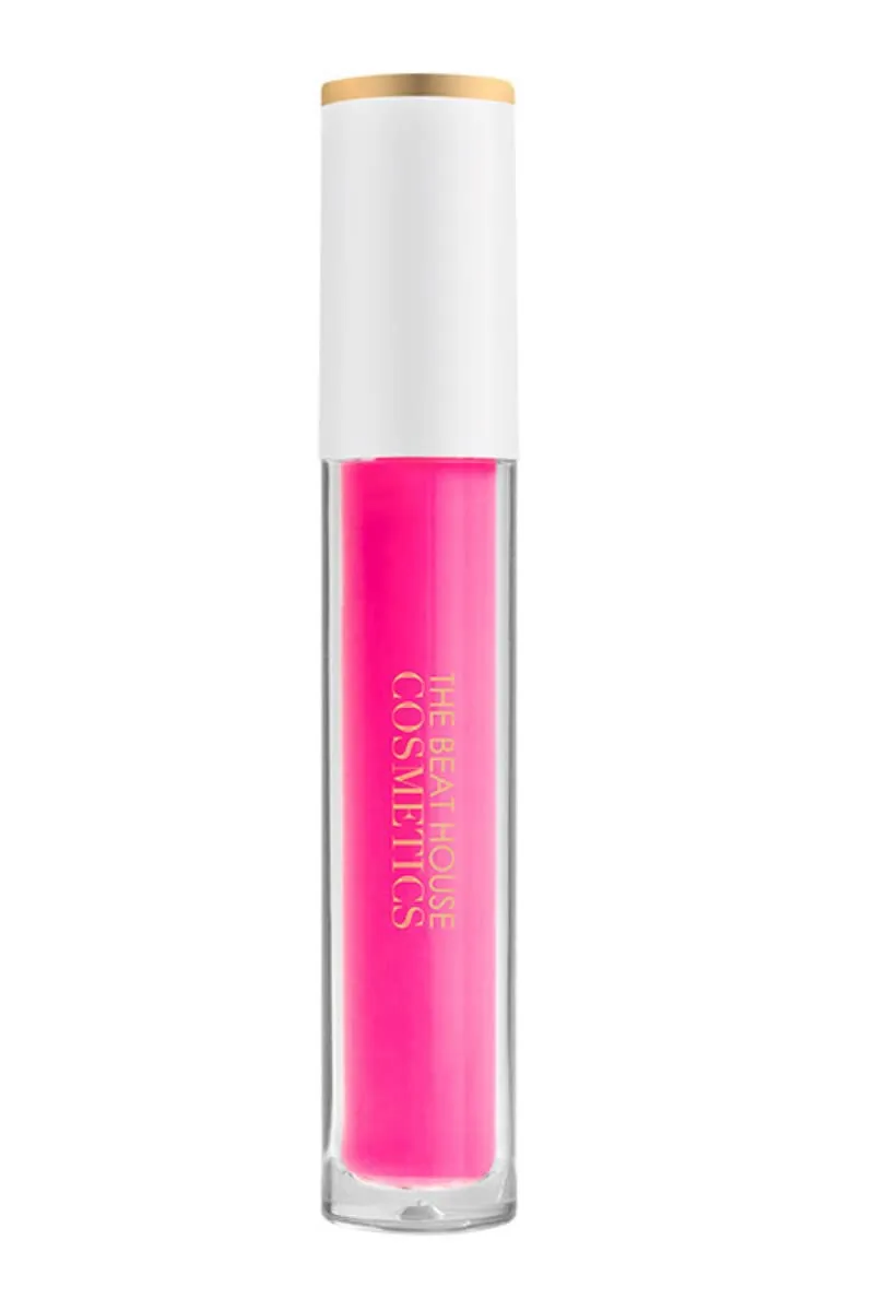 The Beat House Cosmetics Neon Liquid Eye Liner (Pink Flamingo) Neon Light Pink Neon Liquid Eye Liner | Colorful | Neon Eyeliner | Pigmented UV Glow Waterproof Long Lasting Gel Liquid Eye Liner