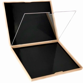 The Adept Palette Sorta Pink - Double Sided Magnetic Empty Palette with Divider, Holds Over 100 Single Round Standard Sized Eyeshadow Pans, Hardshell Case