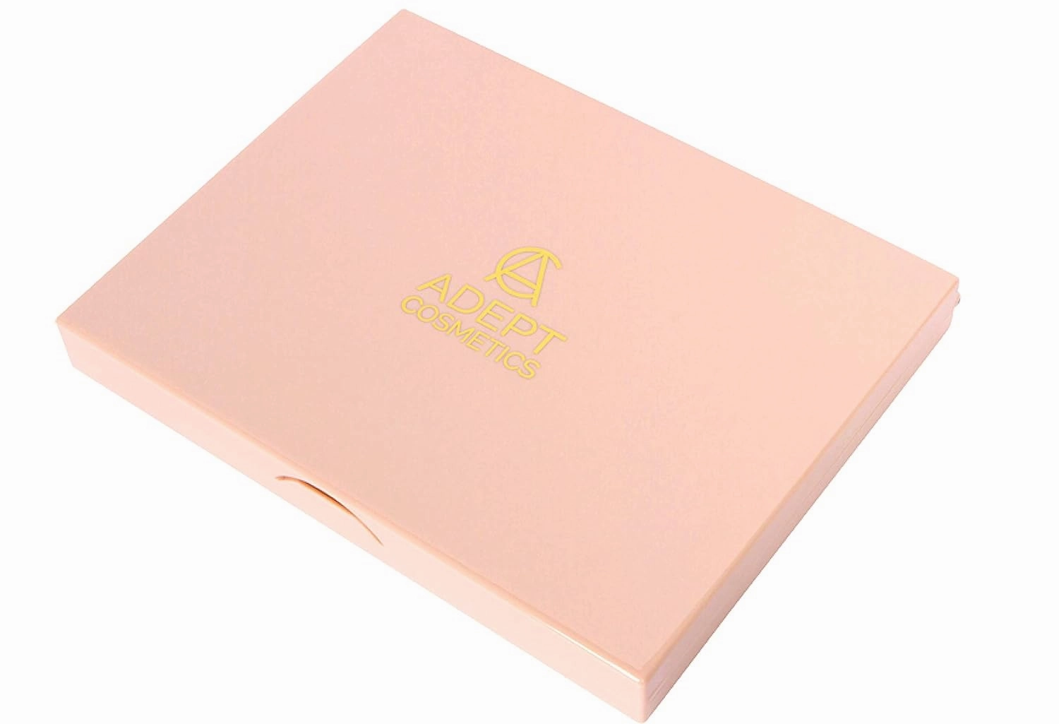 The Adept Palette Sorta Pink - Double Sided Magnetic Empty Palette with Divider, Holds Over 100 Single Round Standard Sized Eyeshadow Pans, Hardshell Case