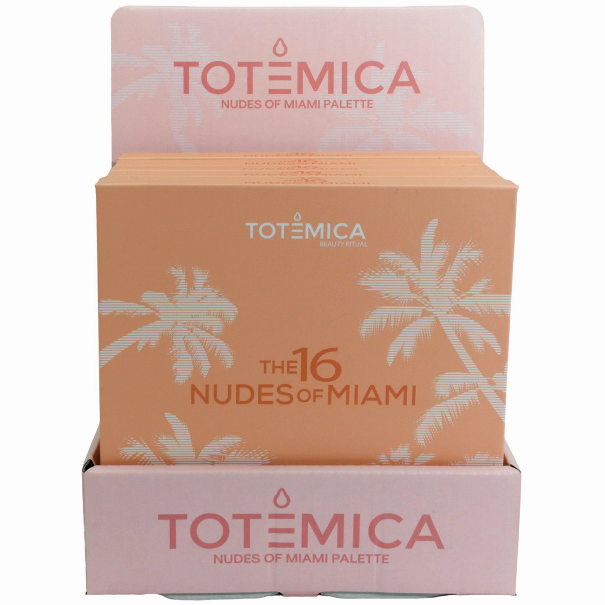 Totemica The 16 Nudes Of Miami Palette - Wholesale Display 6 Units (TBR23-E1D6)
