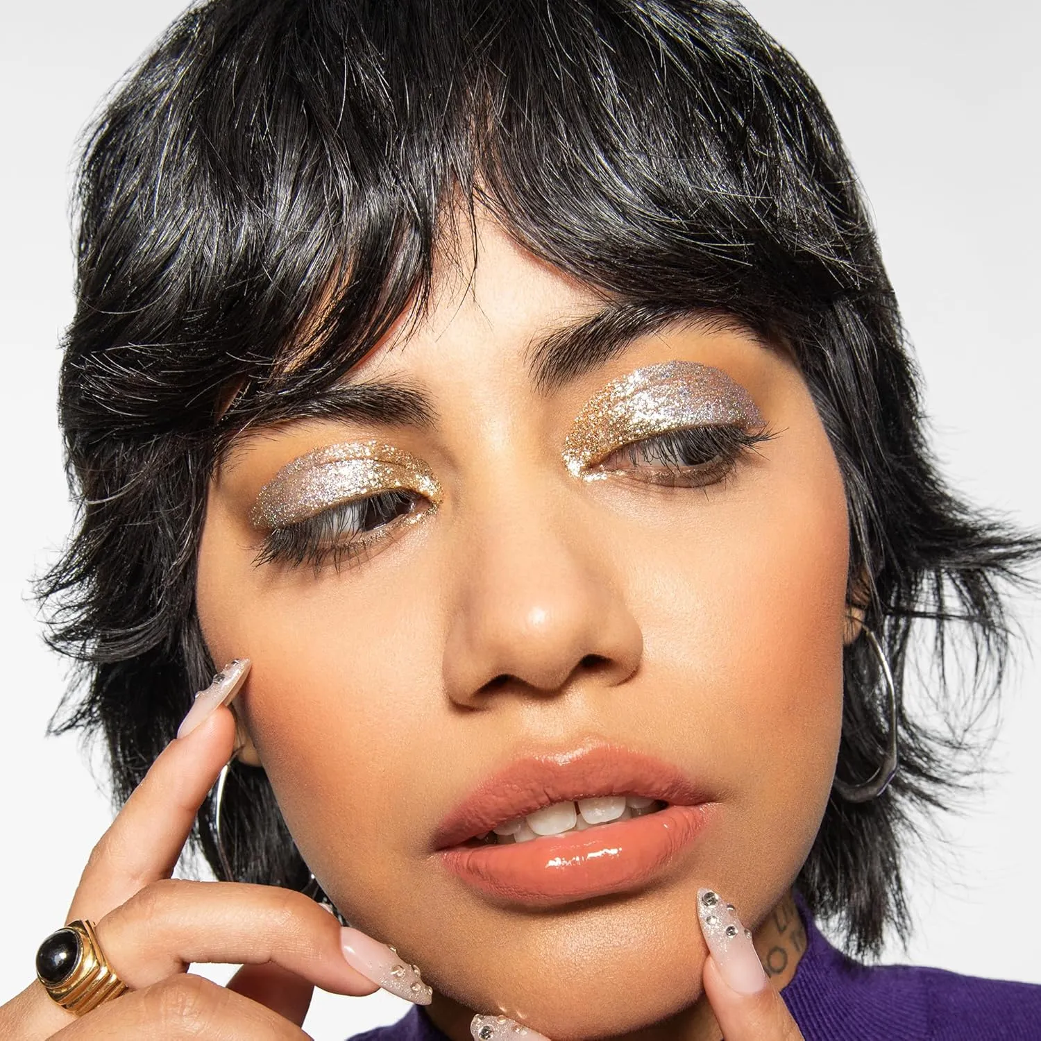 Urban Decay Moondust Liquid Glitter Eyeliner – Longwear Sparkle Liner & Eyeshadow Topper - Quick-Drying, Water-Based Formula – Buildable Shimmer Shades - Vegan Formula