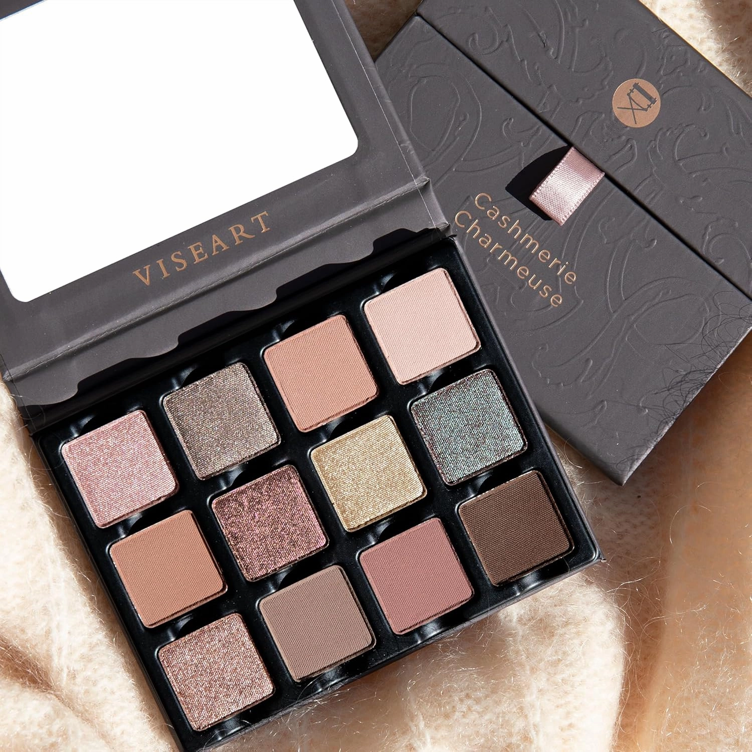 Viseart Paris Etendu Pro Luxe Makeup Eyeshadow Palette (Cashmerie Charmeuse)
