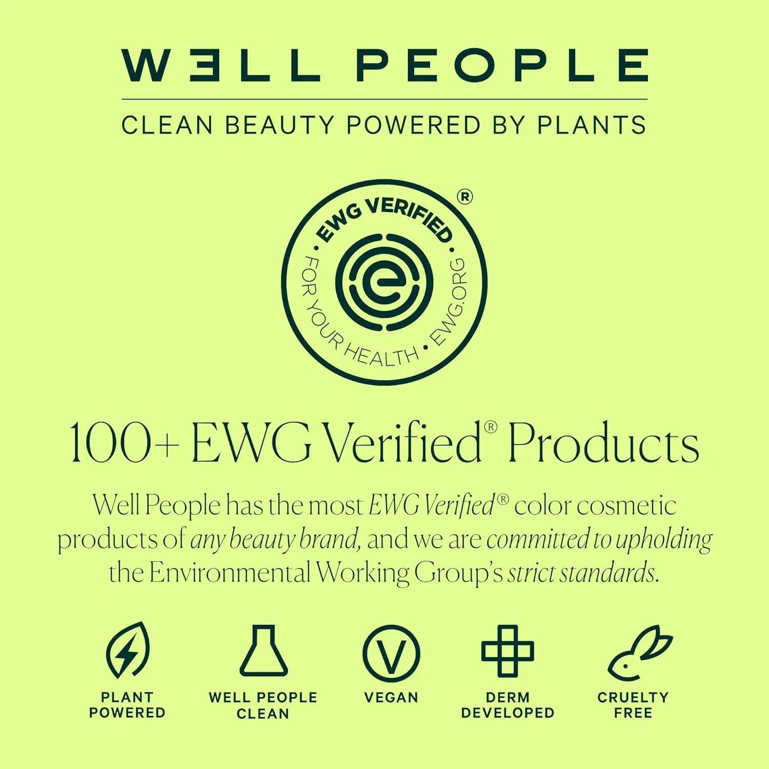 Well People Power Palette Eyeshadow, Five Long-wear, Hyper-pigmented Matte & Shimmer Shades For Intense Color, Vegan & Cruelty-free, Amethyst
